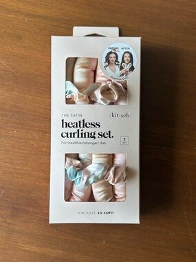 Kitsch Satin Heatless Curling Set - Sunset Tie Dye